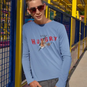 Men Ultra Cotton Long Sleeve streetwear Tee