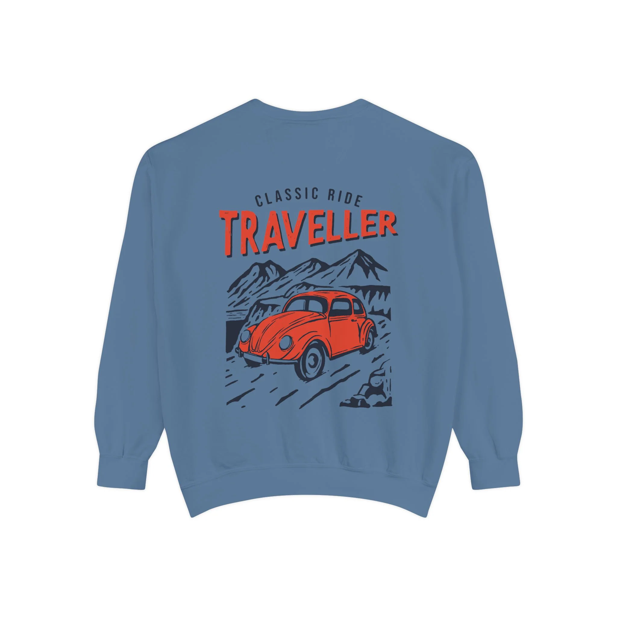 Back printed round neck oversized Sweatshirt for Men - Image 9