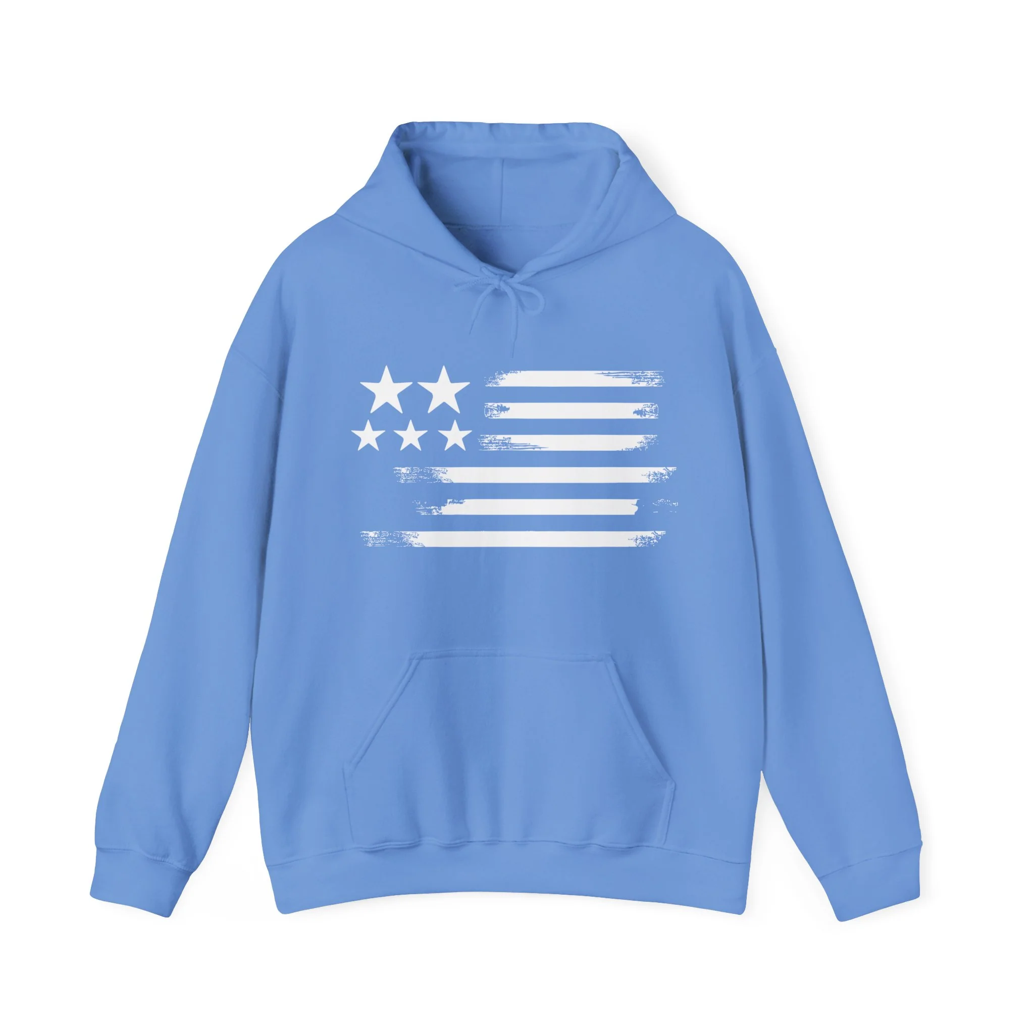 USA Star Printed Flag Design Men Hooded Sweatshirt. - Image 11