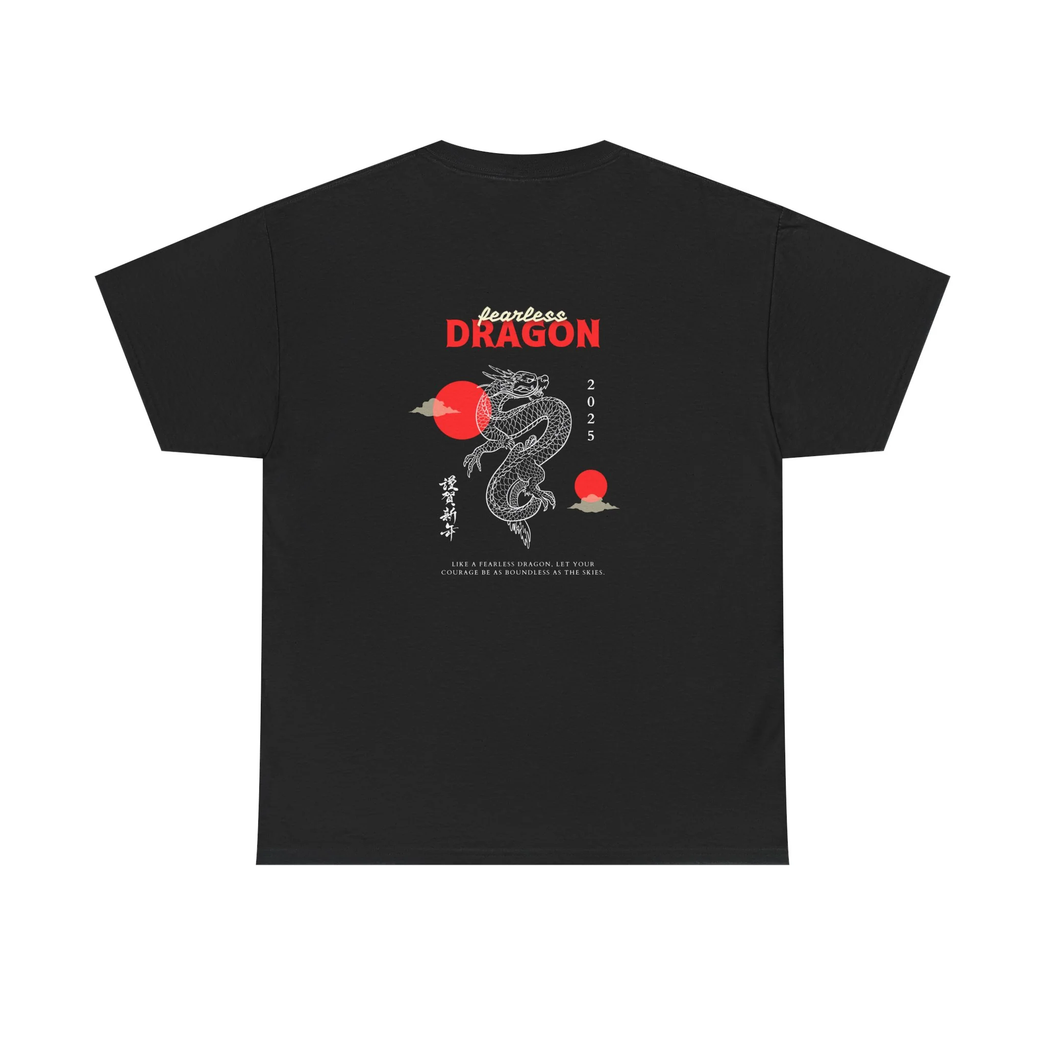 Dragon-Full Sleeve Back Printed Round Neck Tshirt for Men - Image 3
