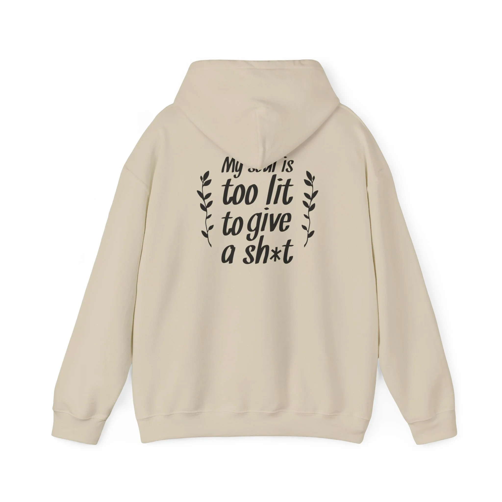 Humors text back printed hoodie Men - Image 8