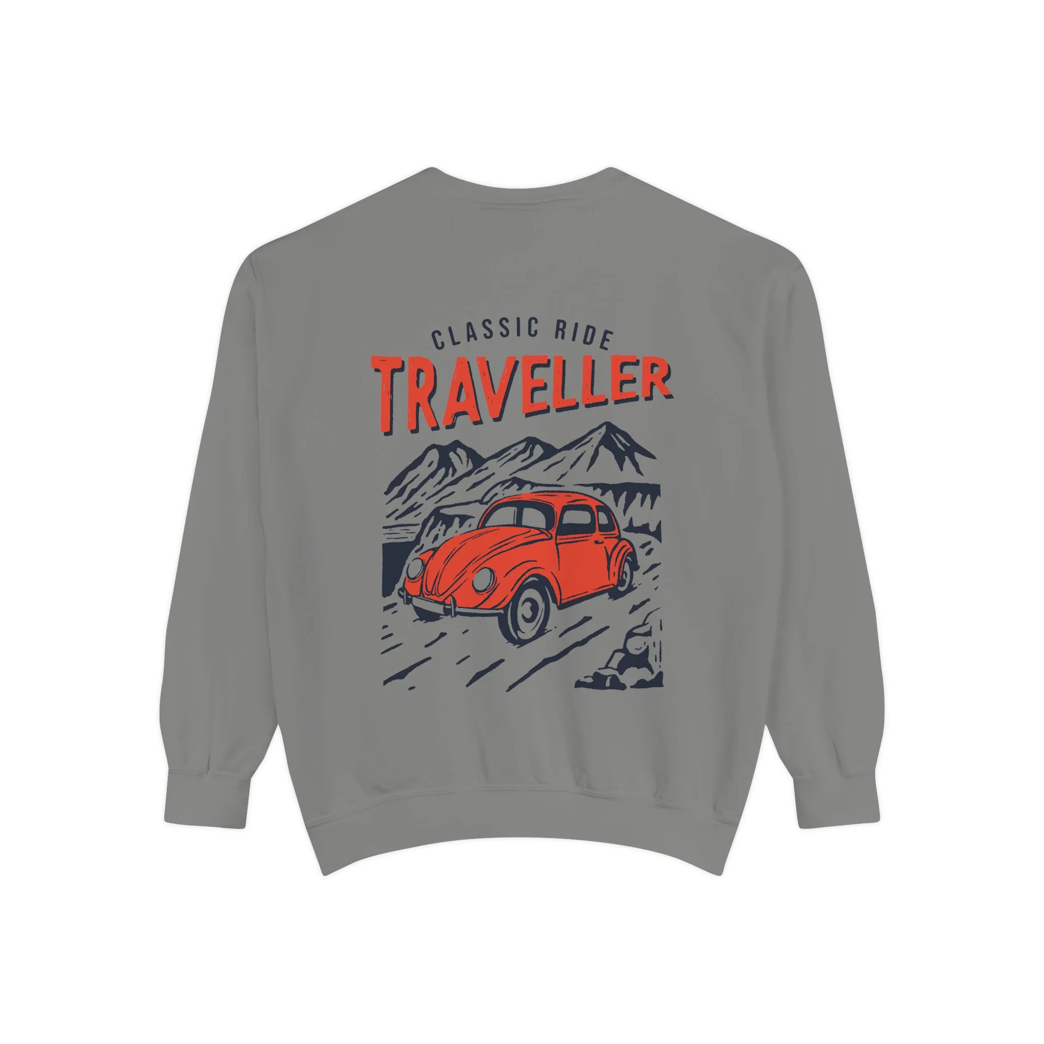Back printed round neck oversized Sweatshirt for Men - Image 7