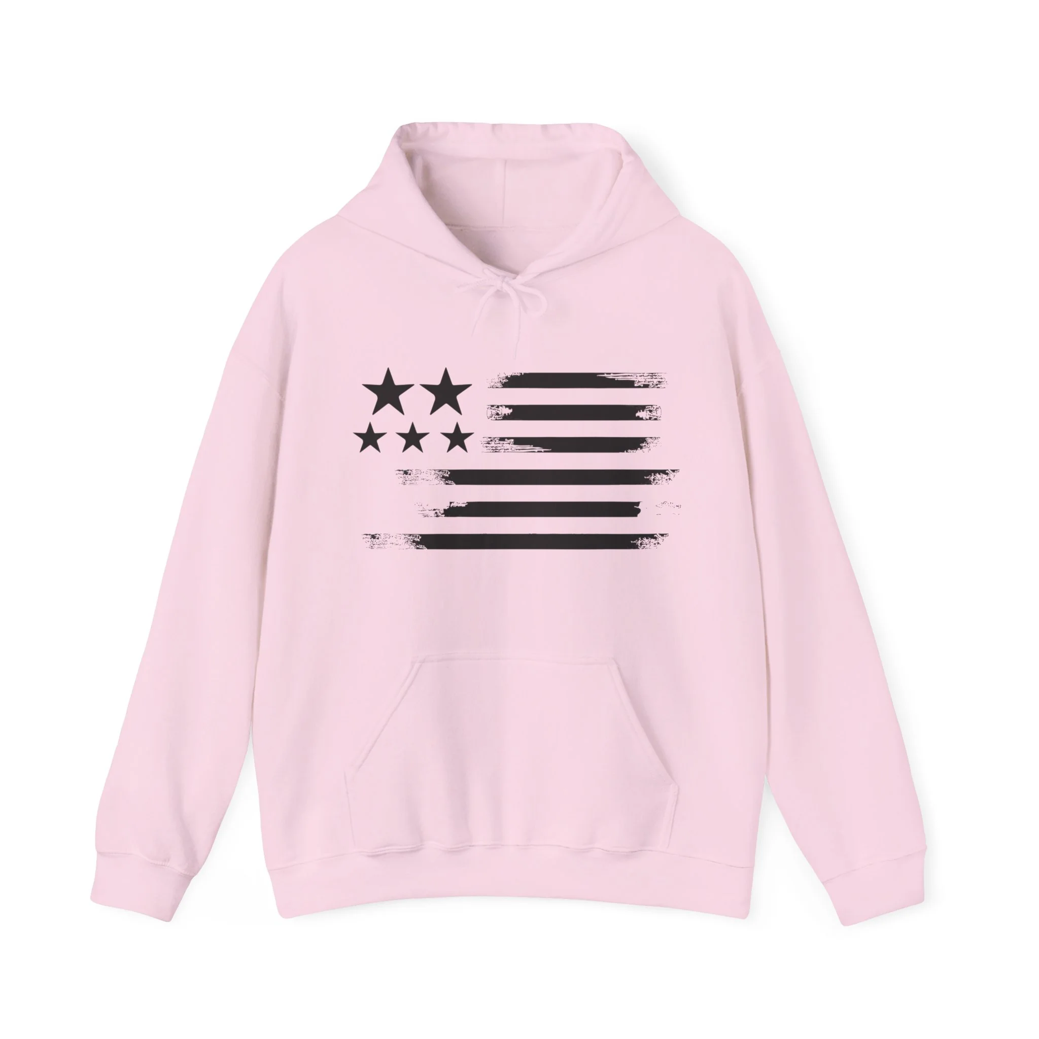 USA Star Printed Flag Design Men Hooded Sweatshirt. - Image 12