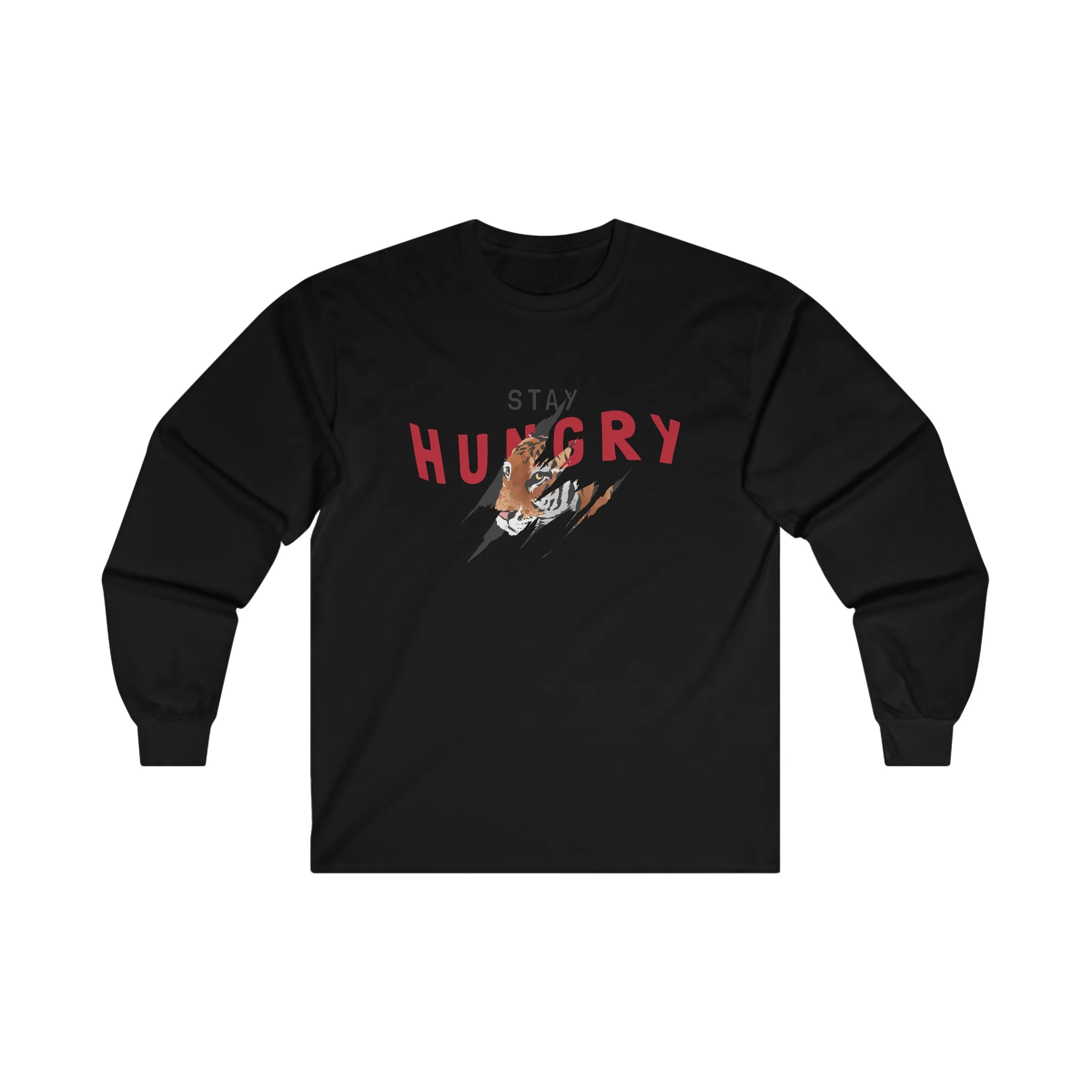 Men Ultra Cotton Long Sleeve streetwear Tee - Image 5