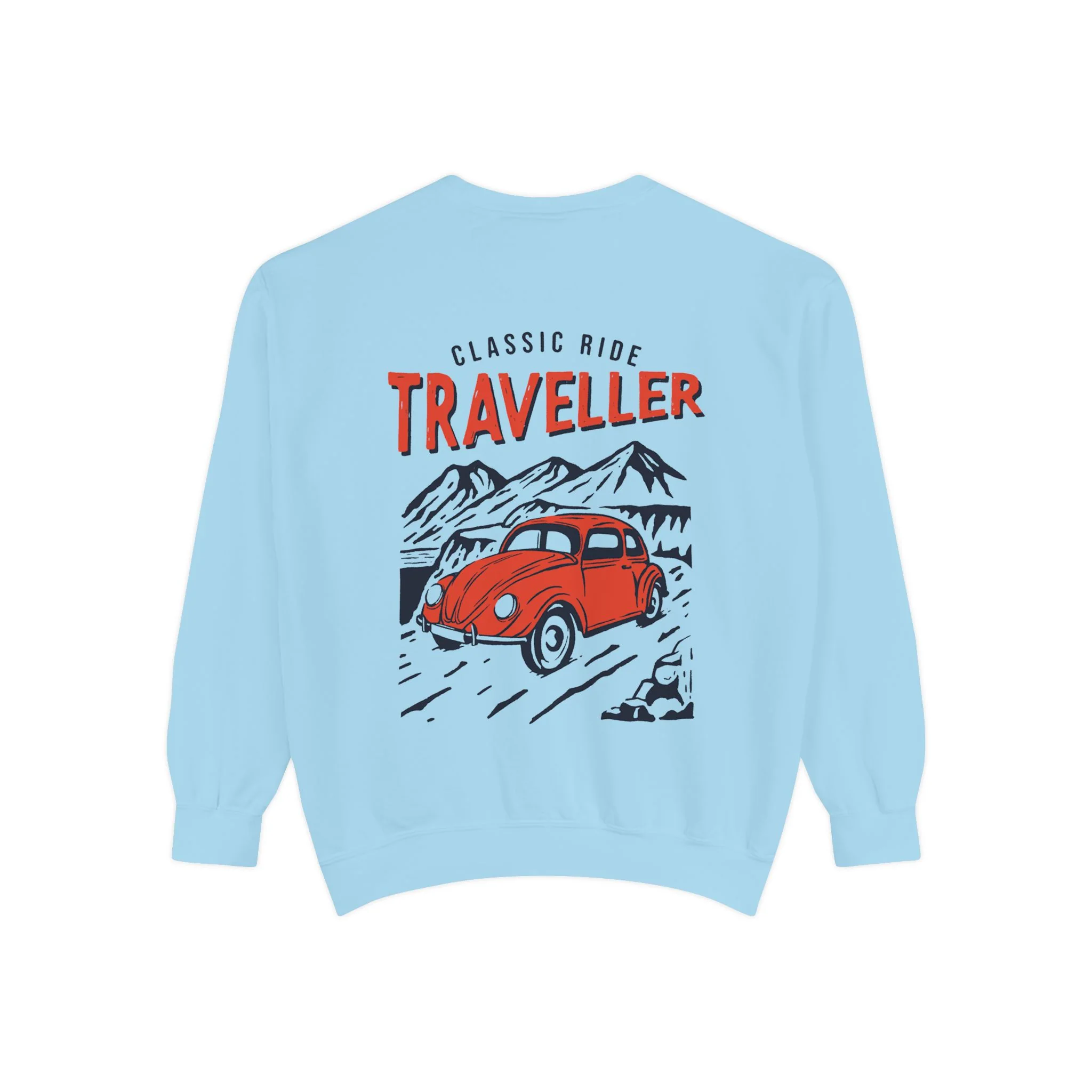 Back printed round neck oversized Sweatshirt for Men - Image 8
