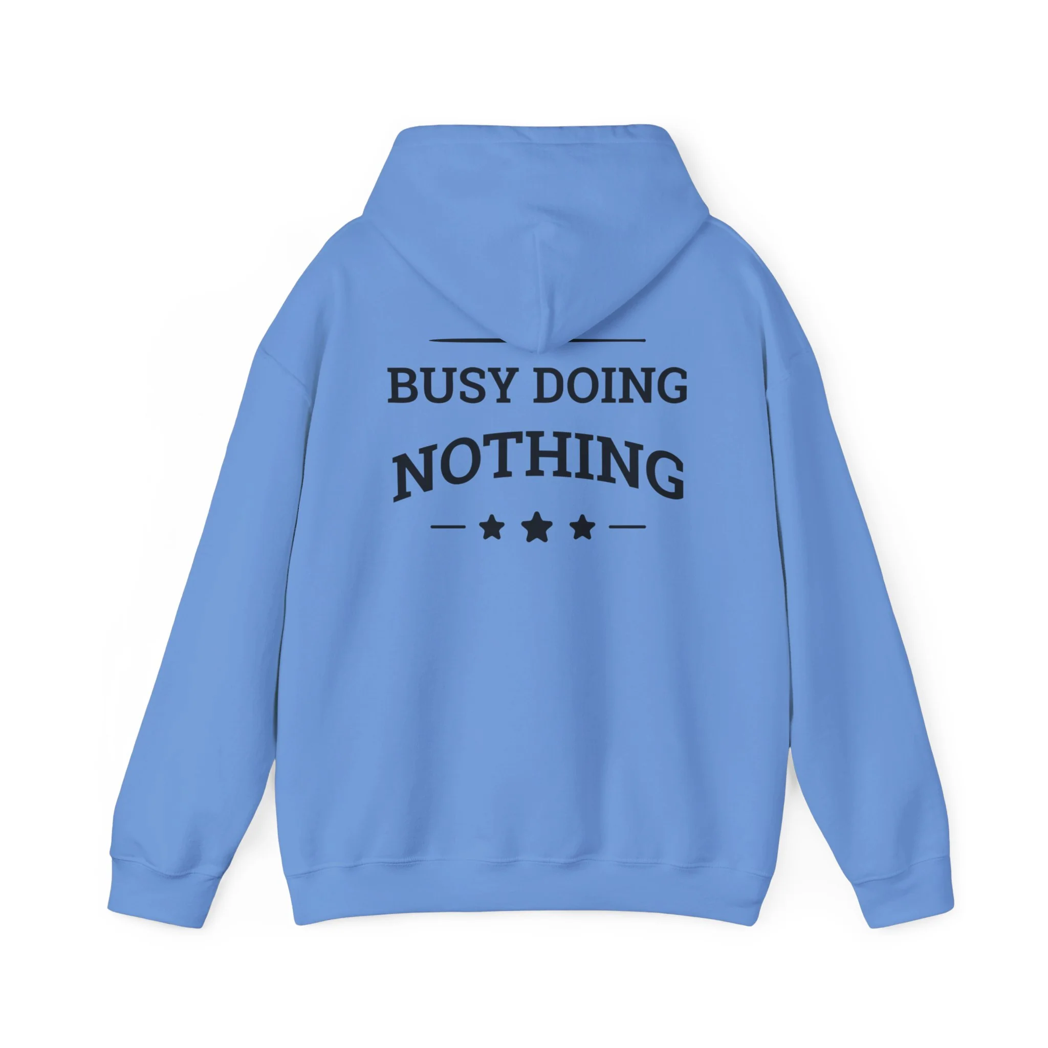 Back print text classic fit Hooded Sweatshirt for men - Image 8