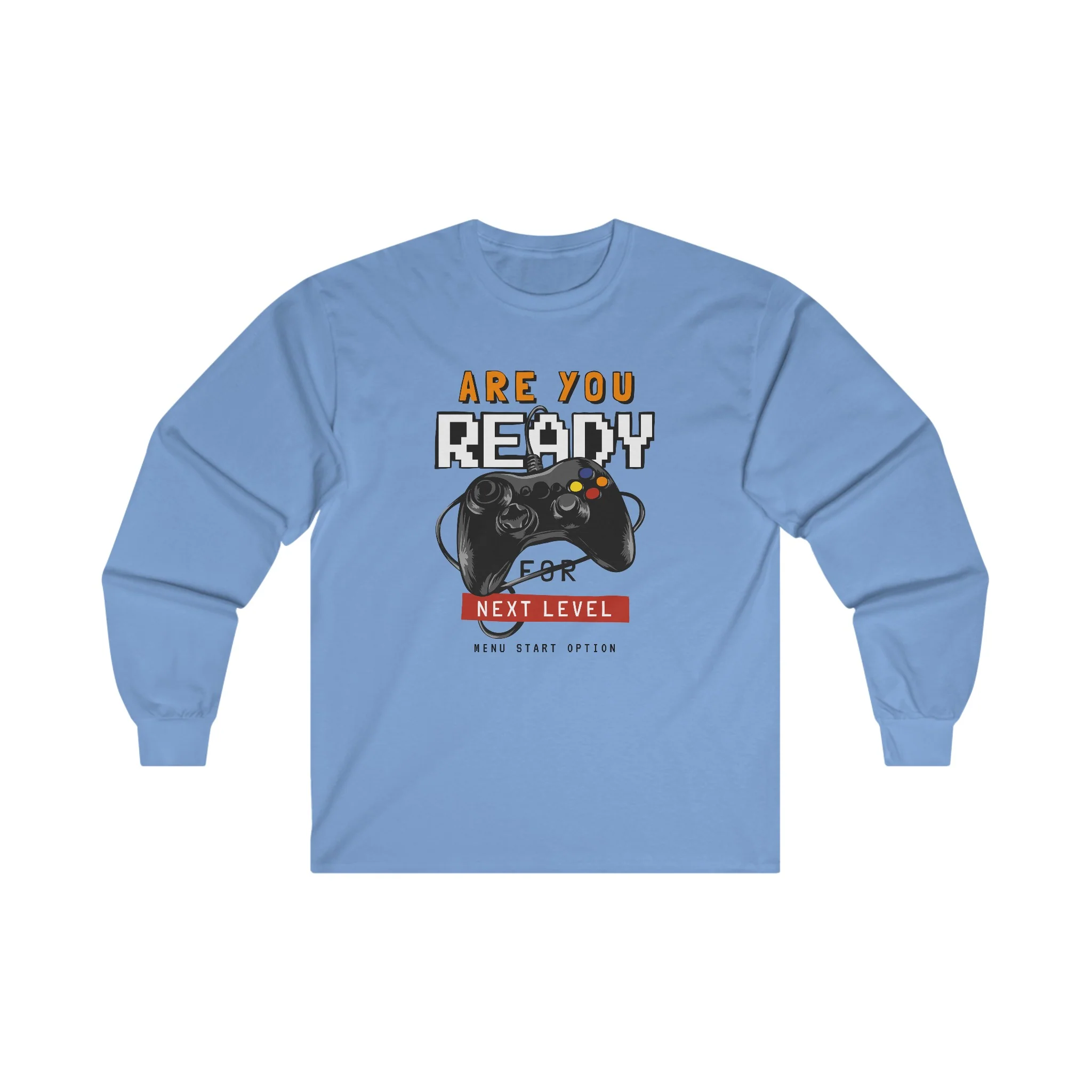 Men Ultra Cotton Long Sleeve classic fit round neck streetwear T-shirt - Image 7