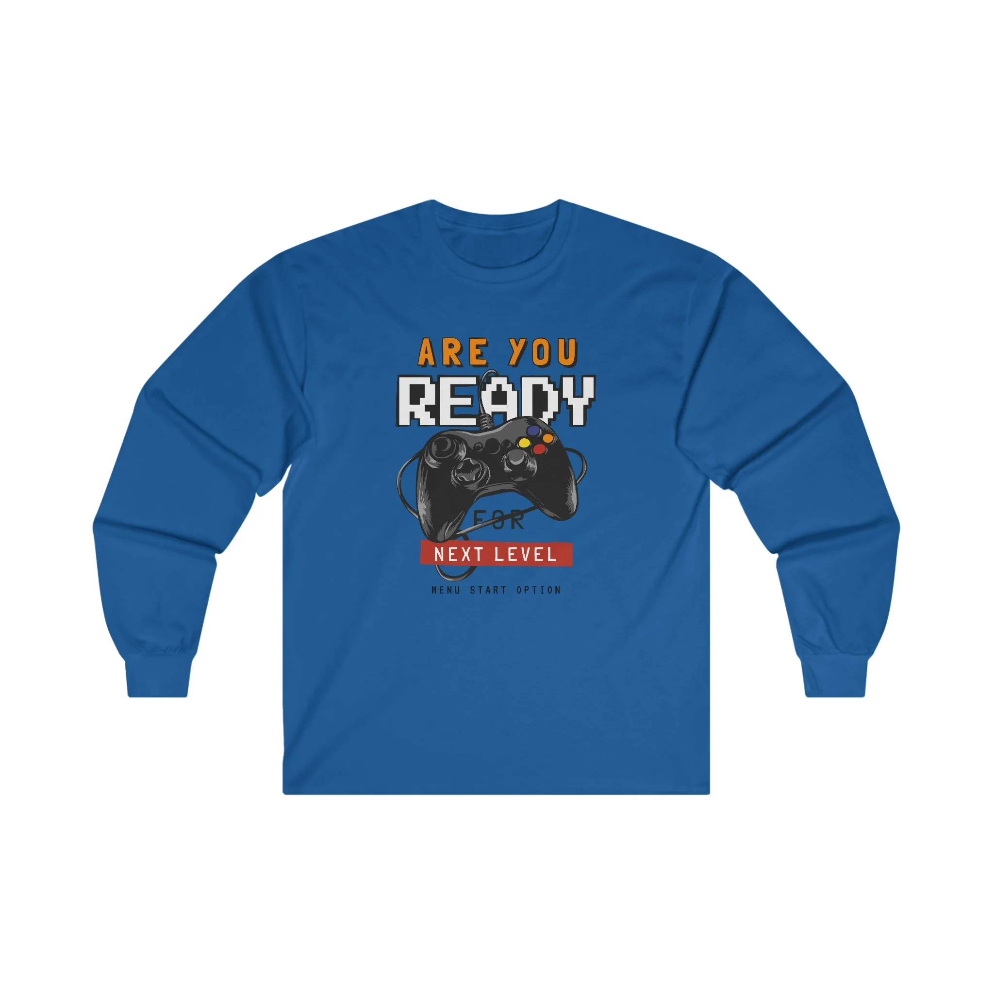 Men Ultra Cotton Long Sleeve classic fit round neck streetwear T-shirt - Image 8