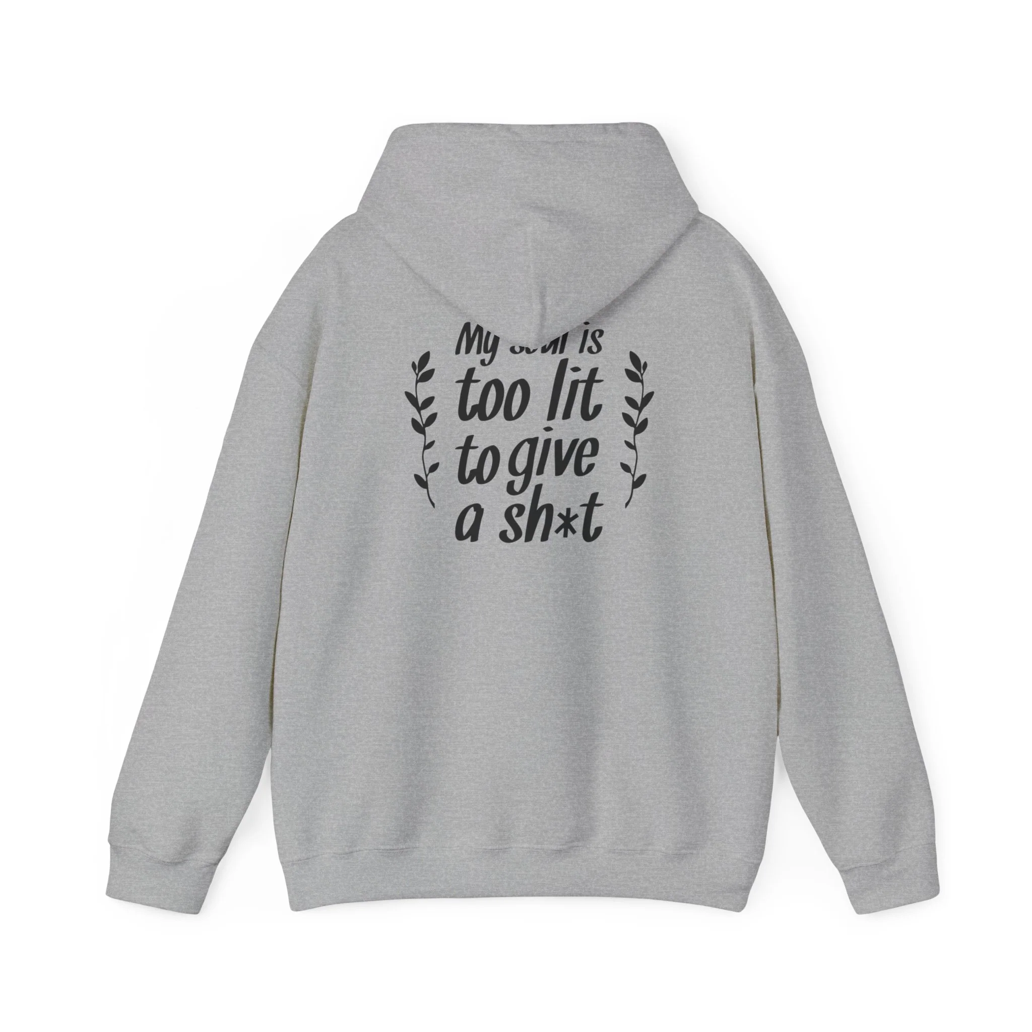 Humors text back printed hoodie Men - Image 7