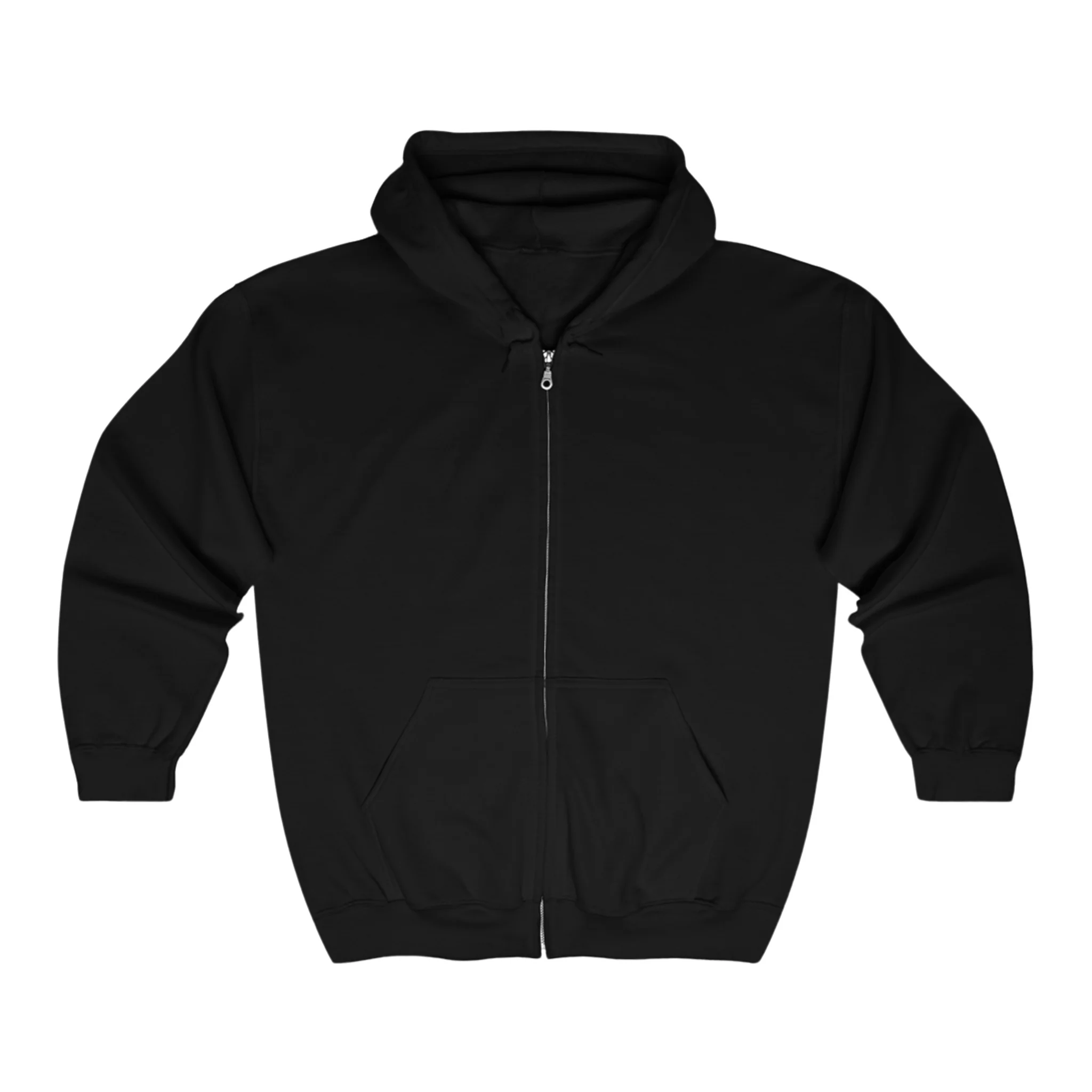 Full Zip classic fit men back print Hoodie for veterans - Image 9