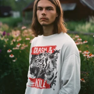 Street wear Round neck oversized Sweatshirt for Men
