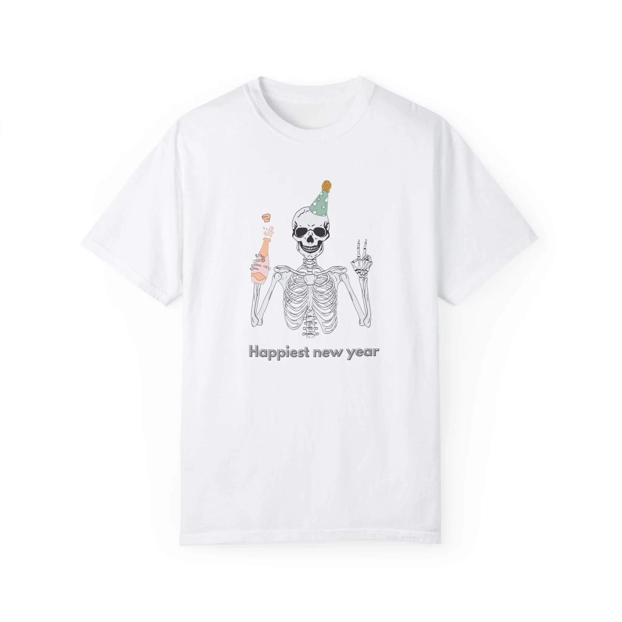 Men new year season special half sleeve comfort fit round neck T-Shirt. - Image 6