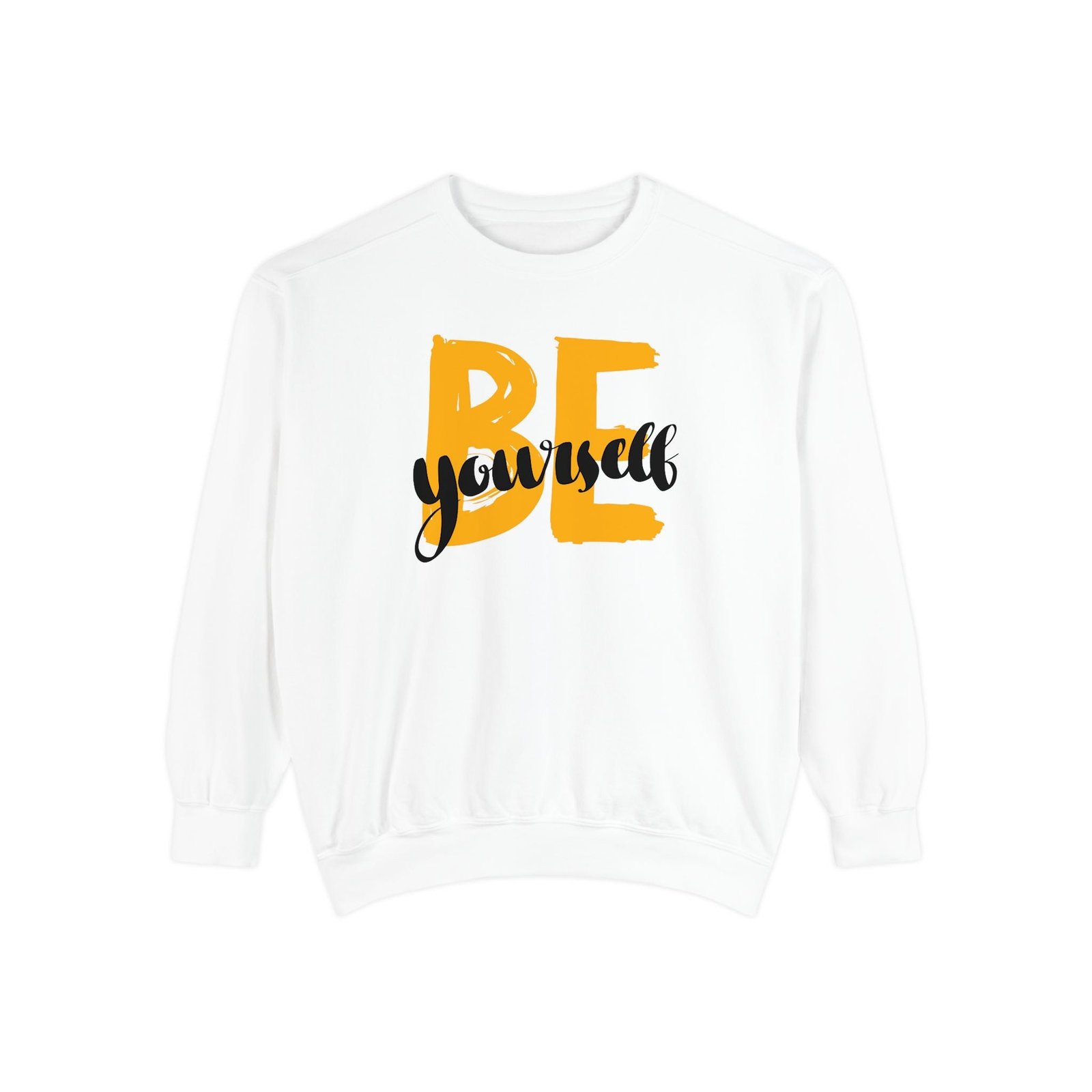 Motivational text round neck oversized Sweatshirt for men - Image 6