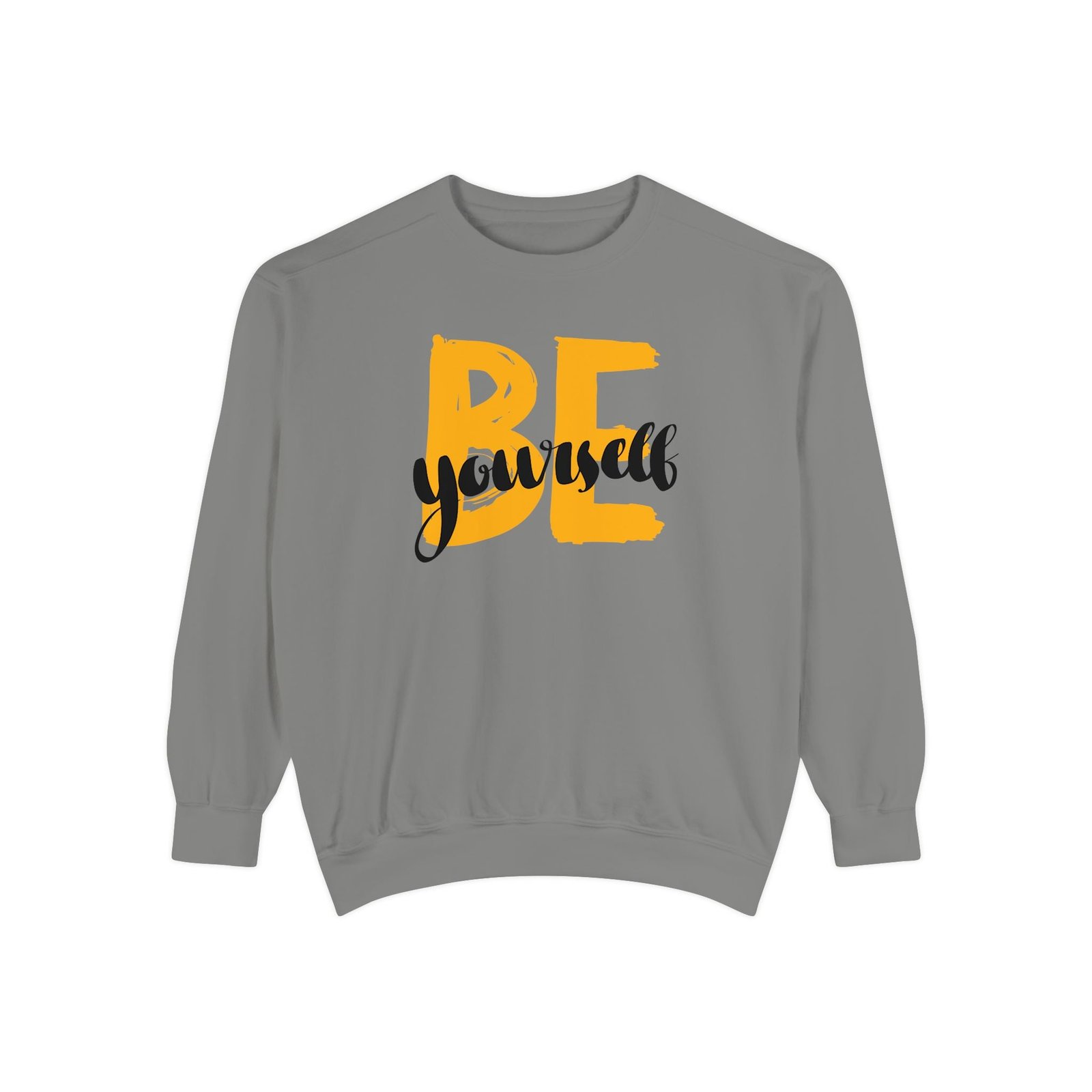 Motivational text round neck oversized Sweatshirt for men - Image 5