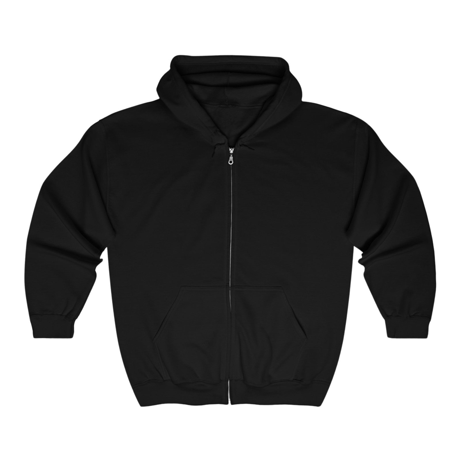 Full Zip classic fit streetwear back print Hoodie for women - Image 5