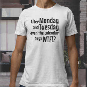Humorous text printed round neck t-shirt for Men