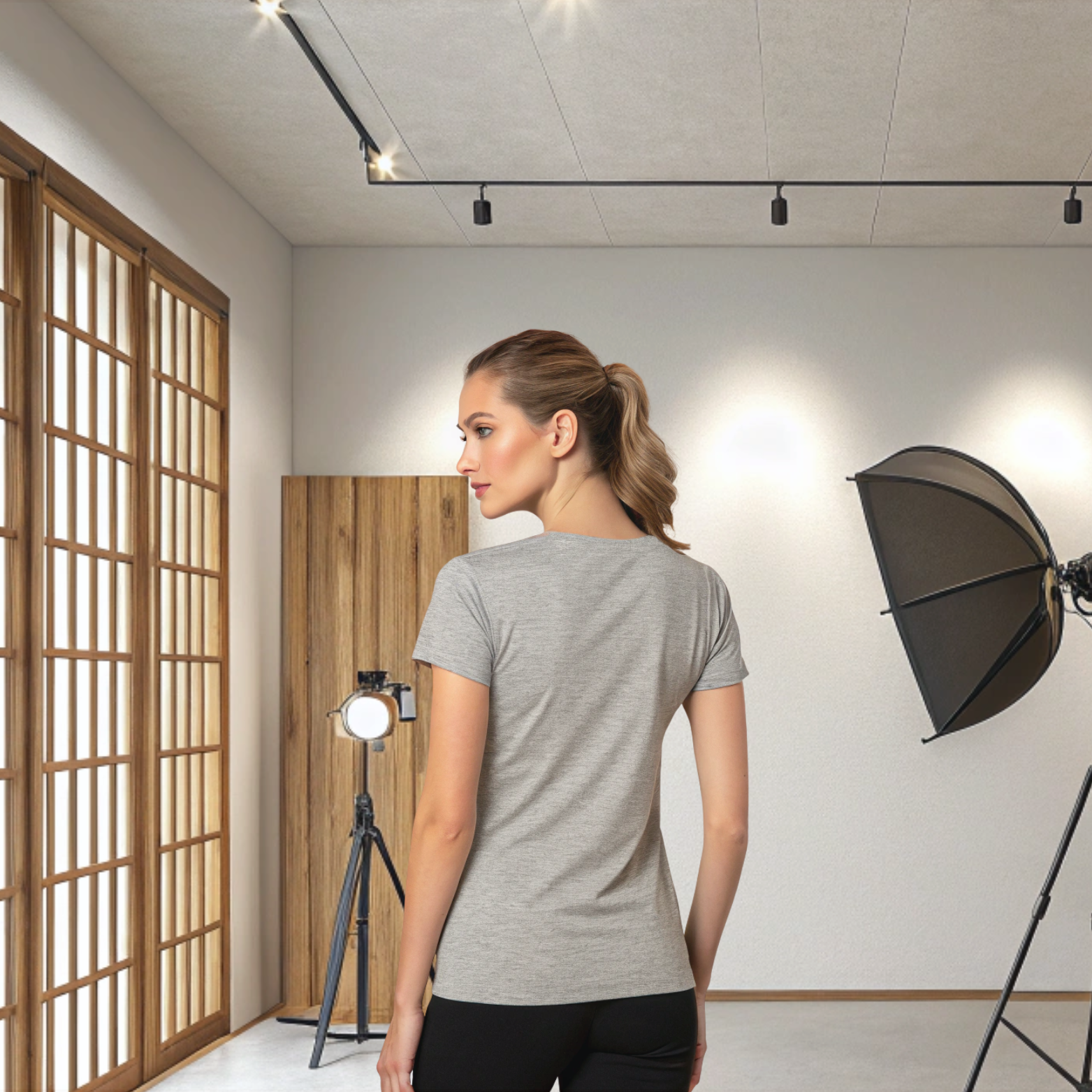 Cowboy printed round neck t-shirt for Women - Image 18