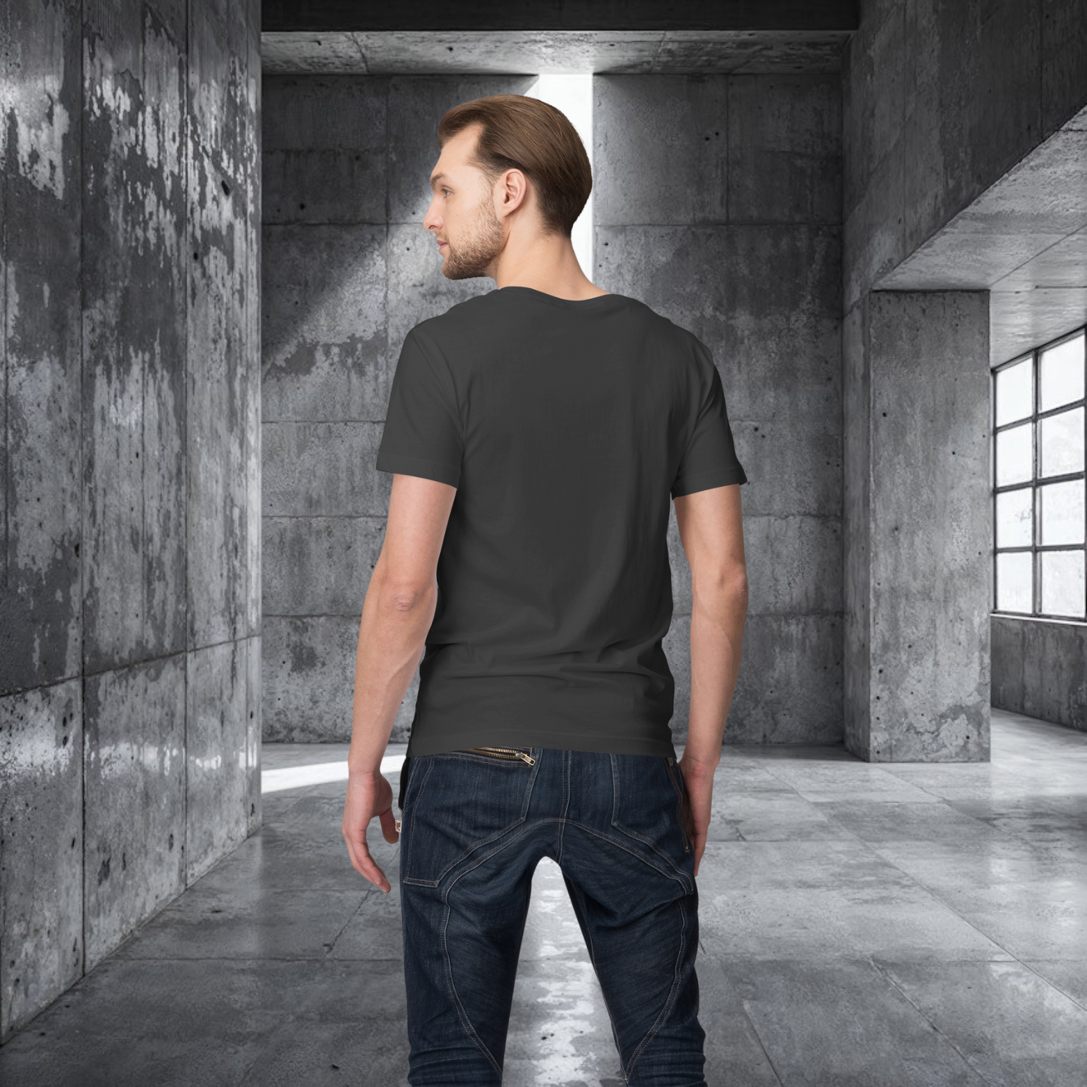 Men cow boy printed half sleeve round neck T-Shirt - Image 16