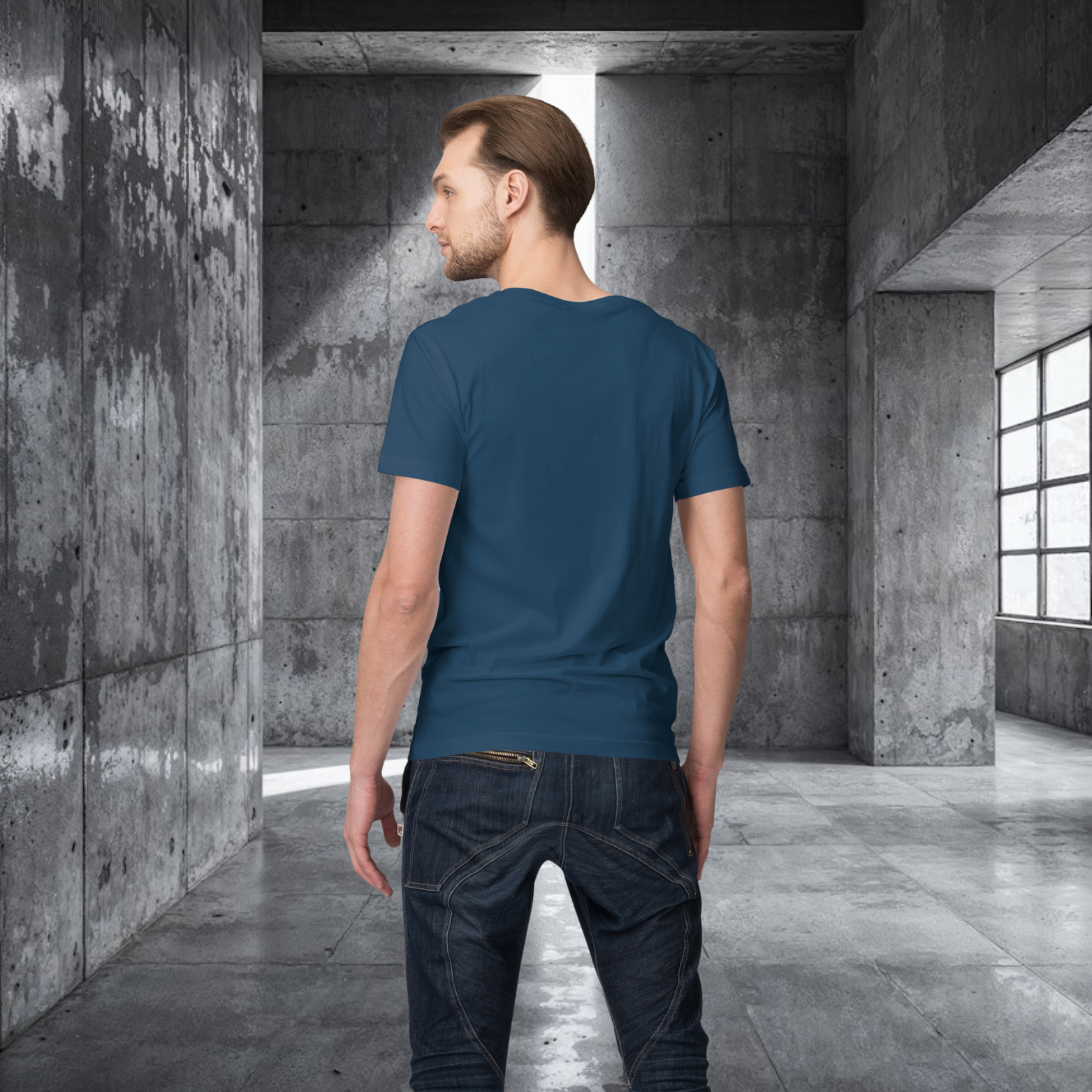 Men cow boy printed half sleeve round neck T-Shirt - Image 11
