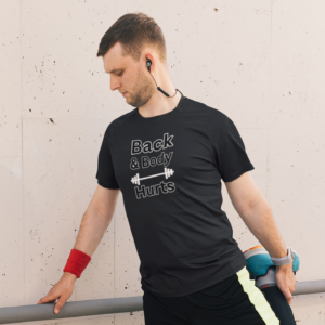 Men Gymming Vibe Text Printed Crew Neck T-Shirt