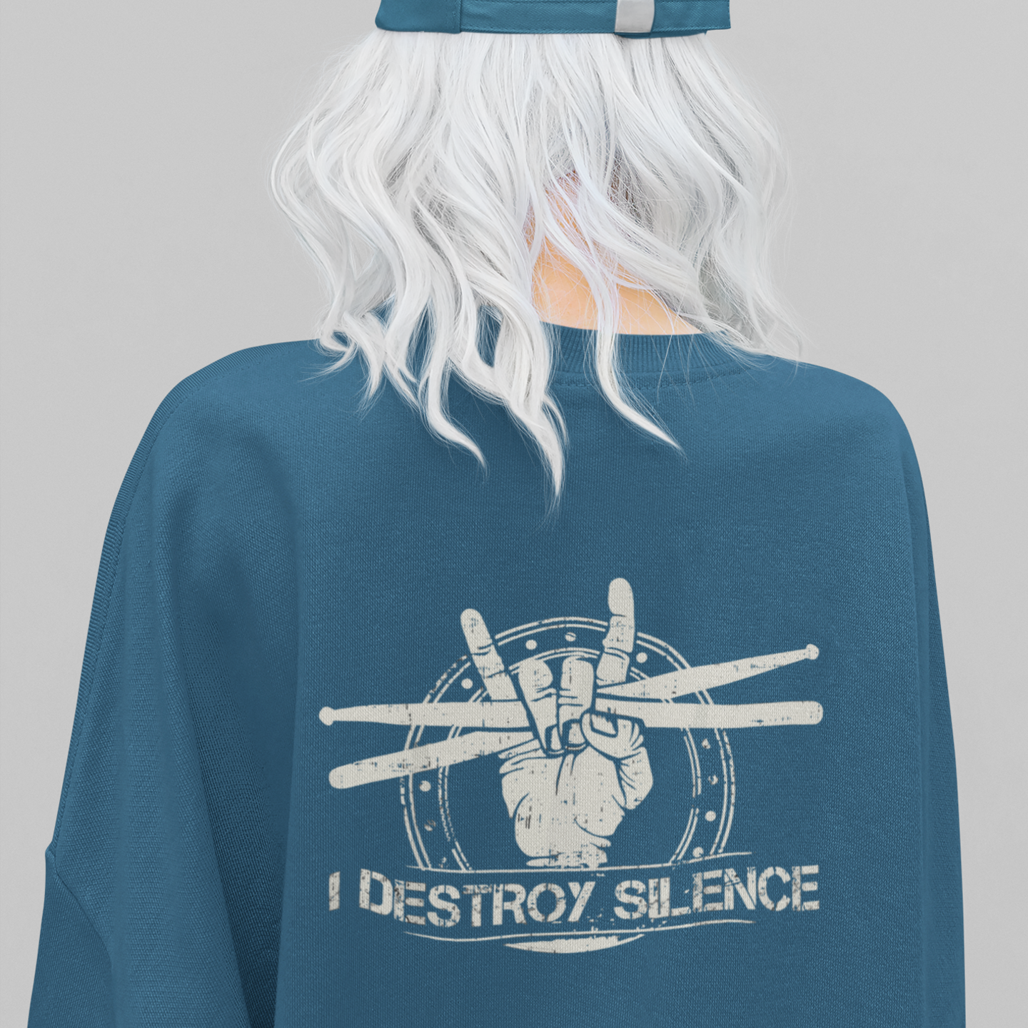Round neck oversized streetwear Sweatshirt for women - Image 3