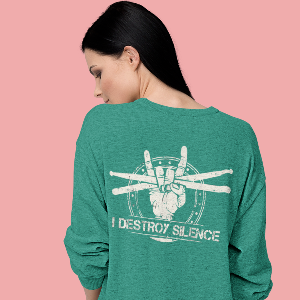 Round neck oversized streetwear Sweatshirt for women - Image 2