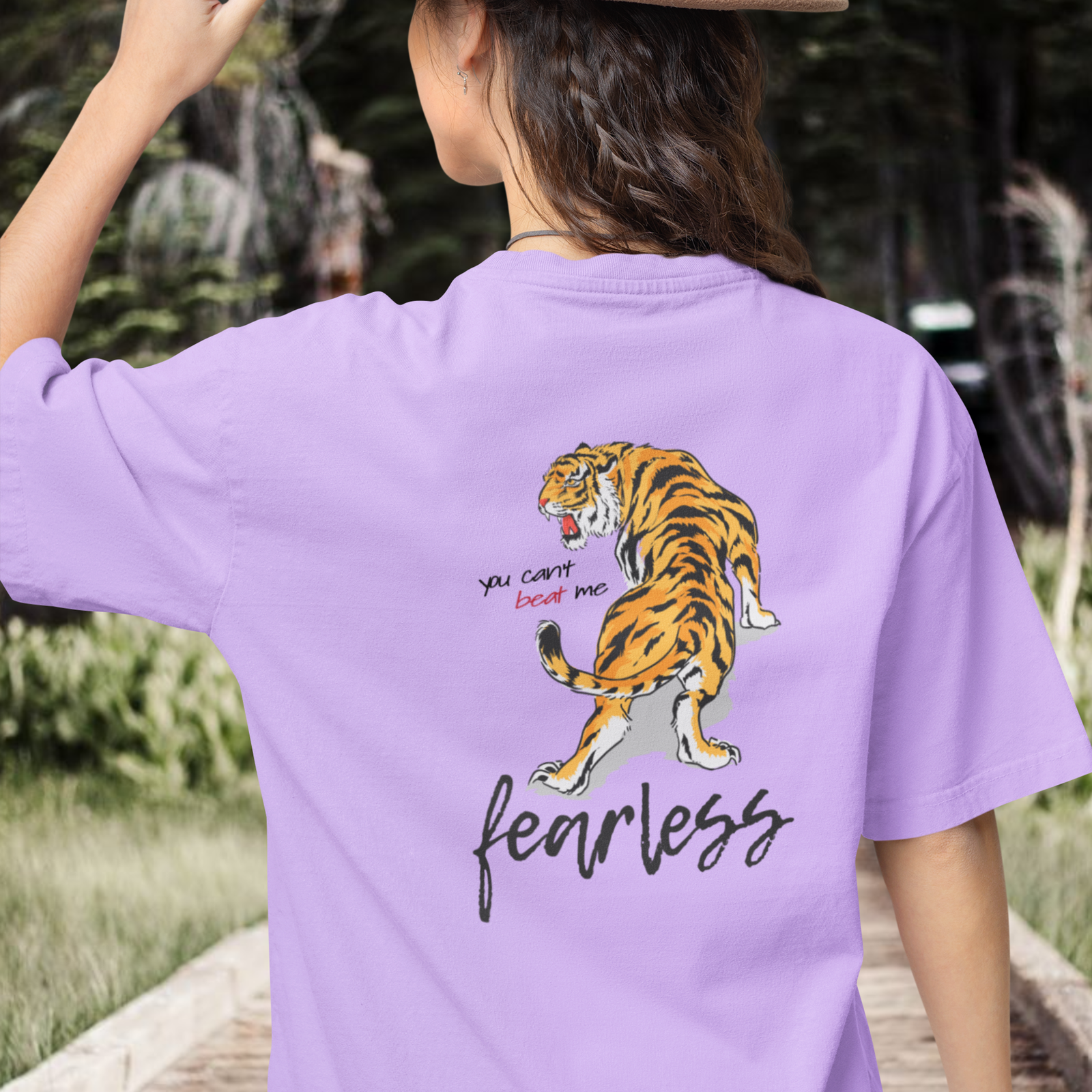Women back printed oversized round neck streetwear T-Shirt - Image 5