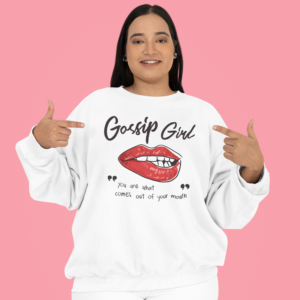 Round neck oversized Sweatshirt for women streetwear Styled