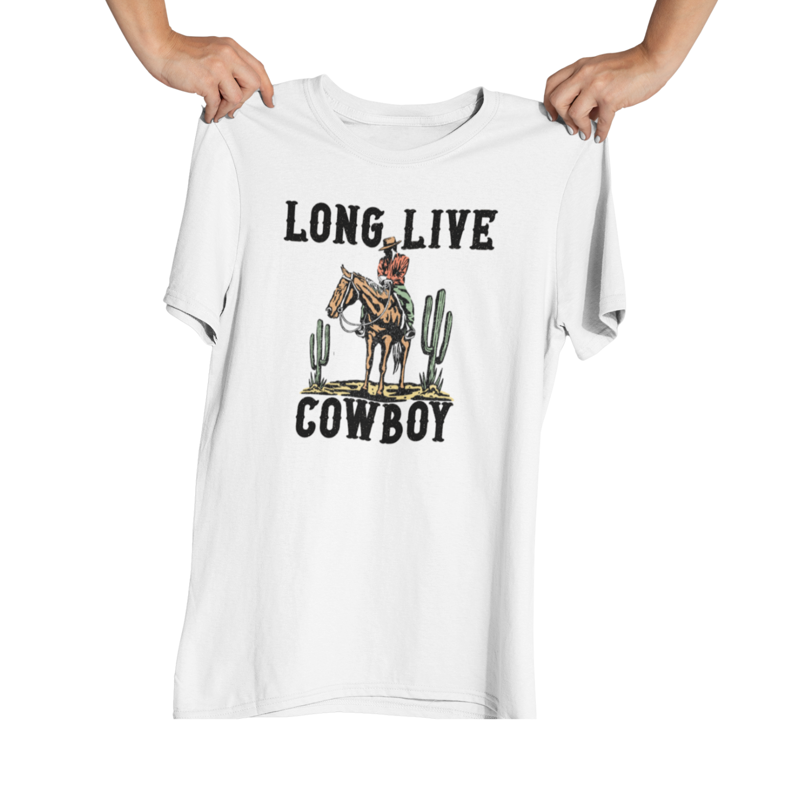 Men cow boy printed half sleeve round neck T-Shirt - Image 25