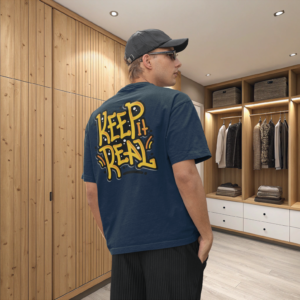 Bold Back Printed Cotton T-Shirt for Men
