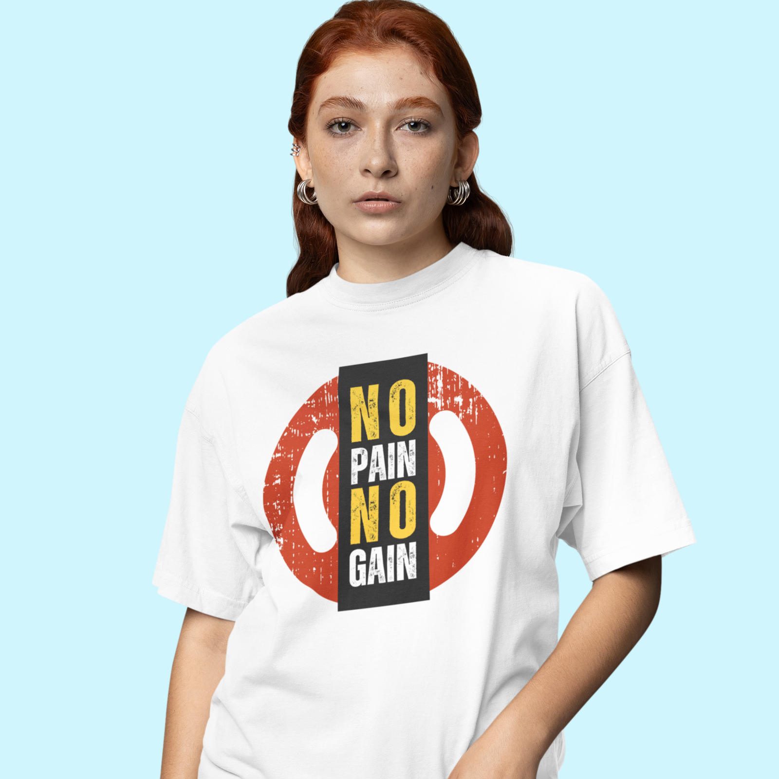 Women gym wear classic fit round neck T-shirt - Image 2
