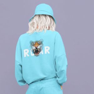 Round Neck oversized streetwear Sweatshirt for women