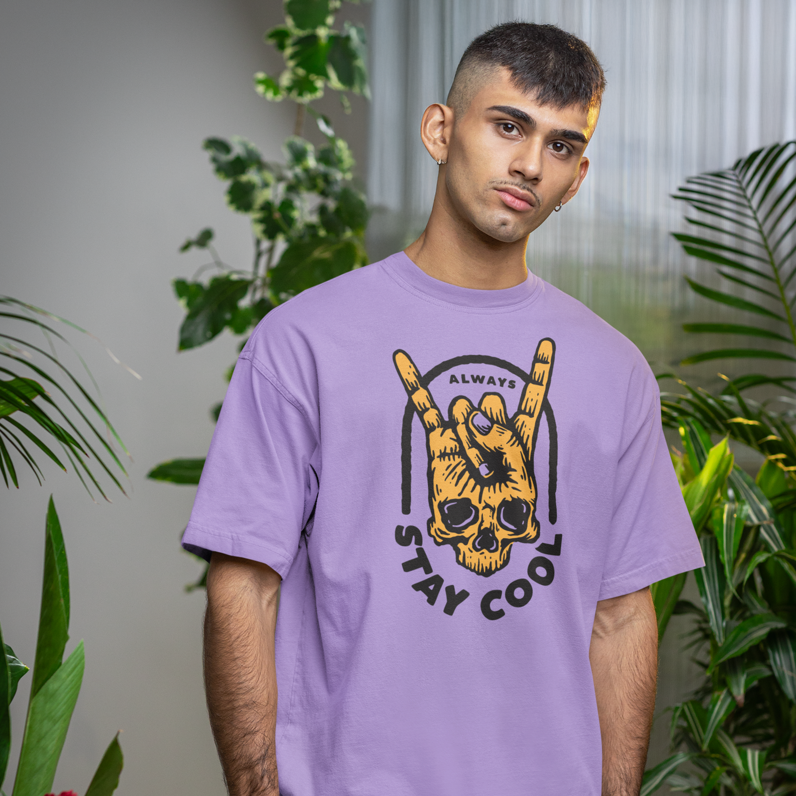 Men Oversized Printed Streetwear Tee - Image 3