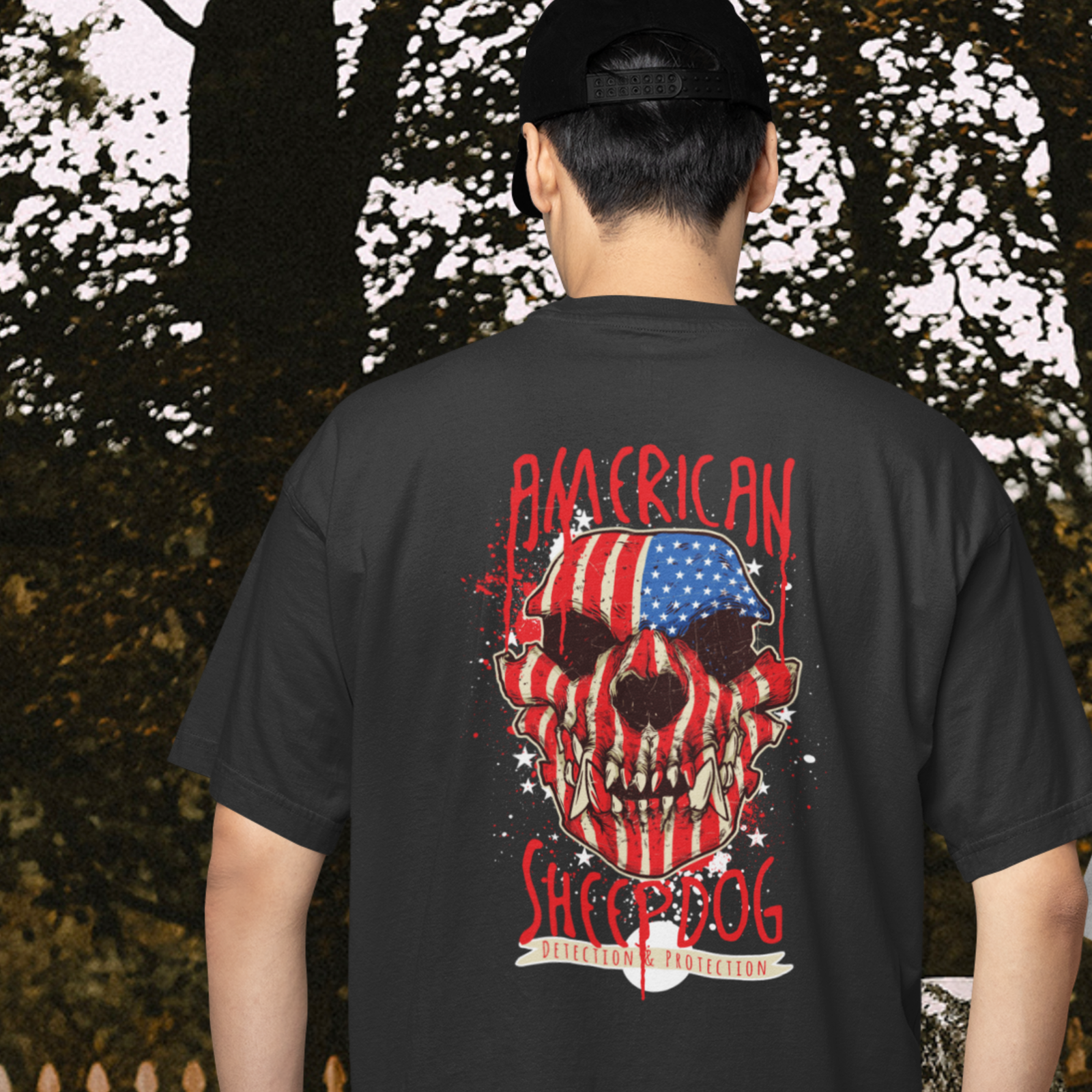 Comfortable Oversized Back Printed Tee for Men - Image 2