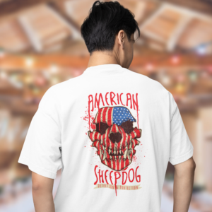 Comfortable Oversized Back Printed Tee for Men