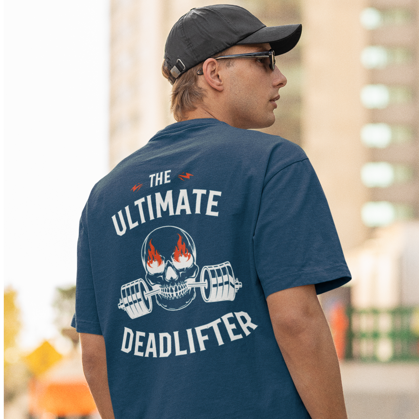 Gym & Streetwear Oversized Back Print T-Shirt for Men - Image 2