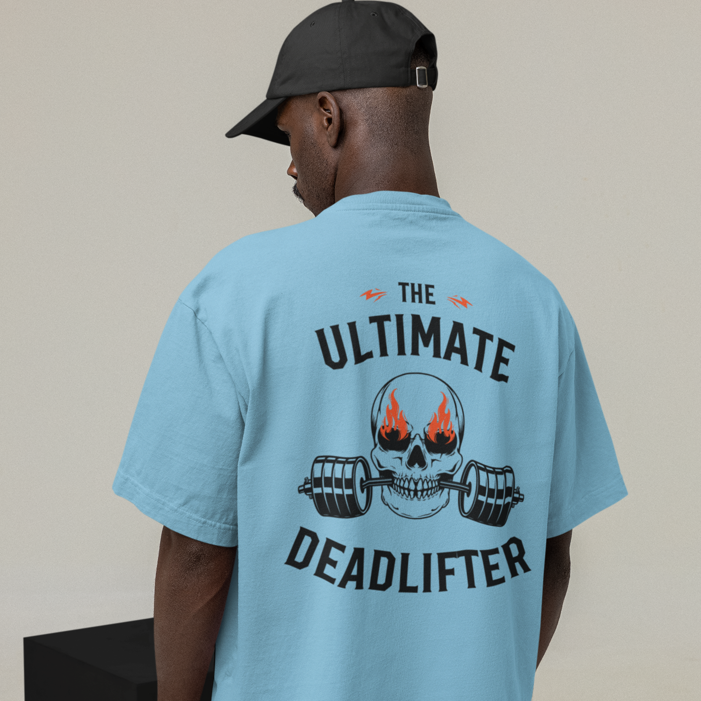 Gym & Streetwear Oversized Back Print T-Shirt for Men - Image 4