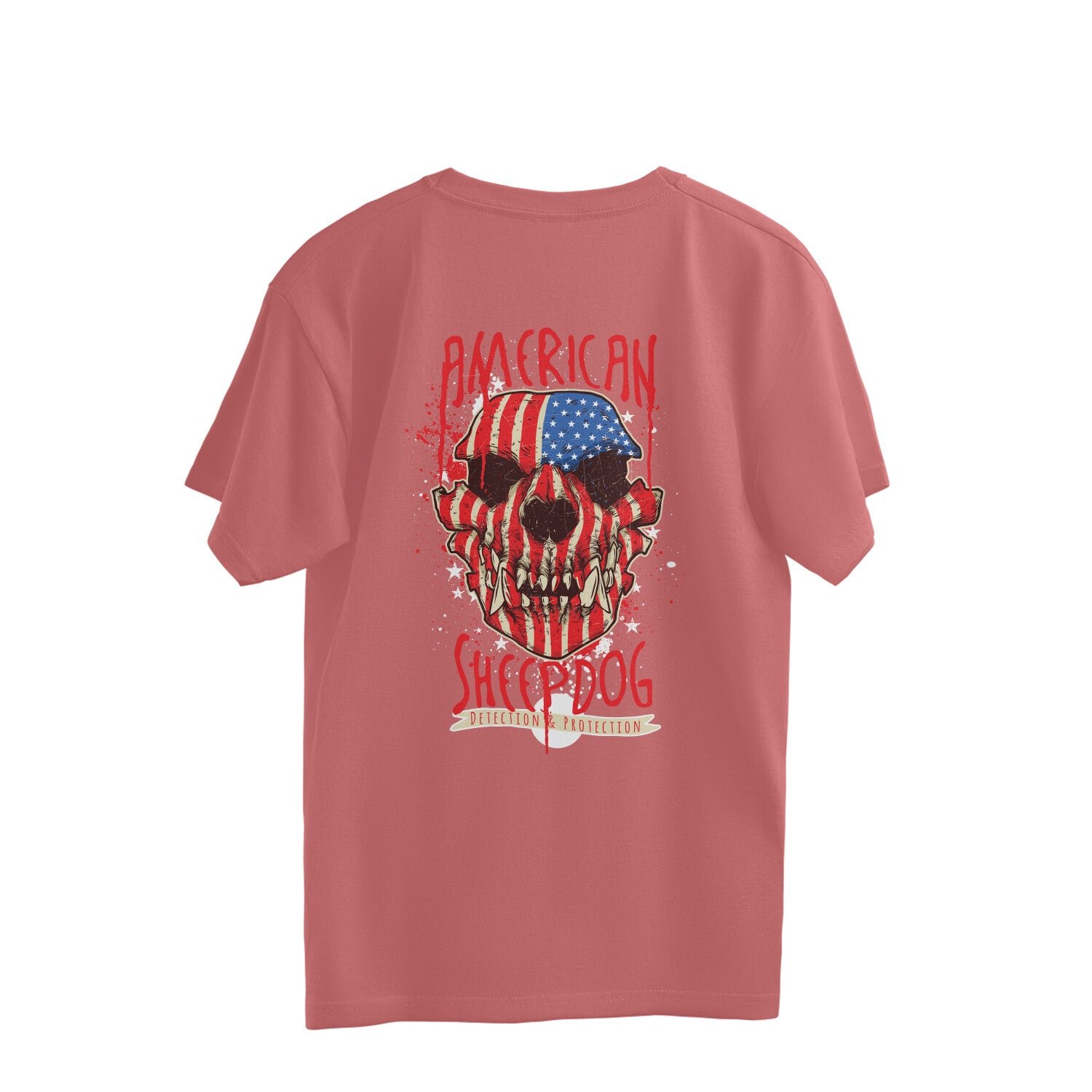 Comfortable Oversized Back Printed Tee for Men - Image 4