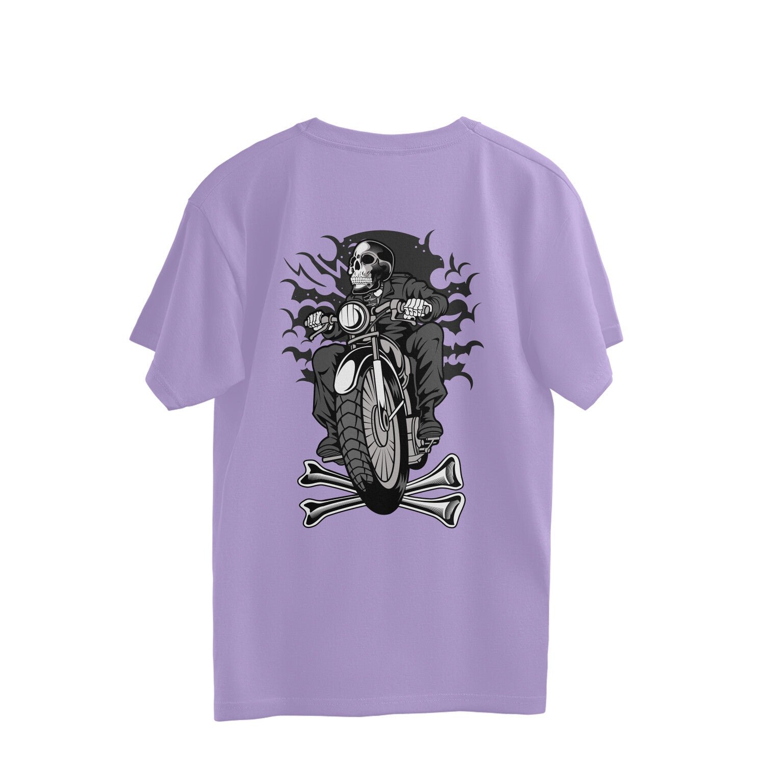 Men Oversized Black Streetwear T-Shirt with Bold Back Print - Image 5