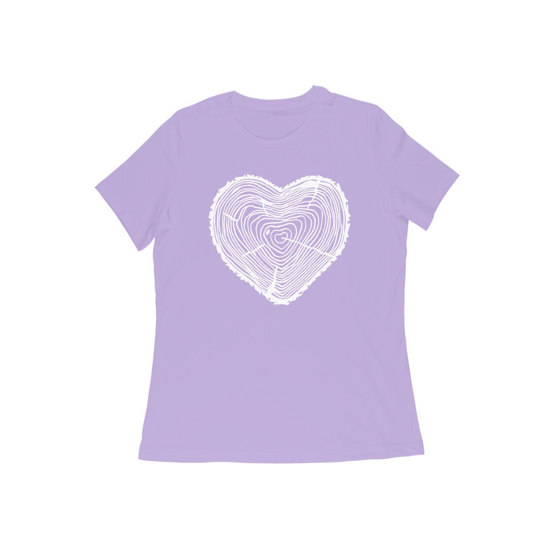 Women tree heart round neck printed T-Shirt - Image 20