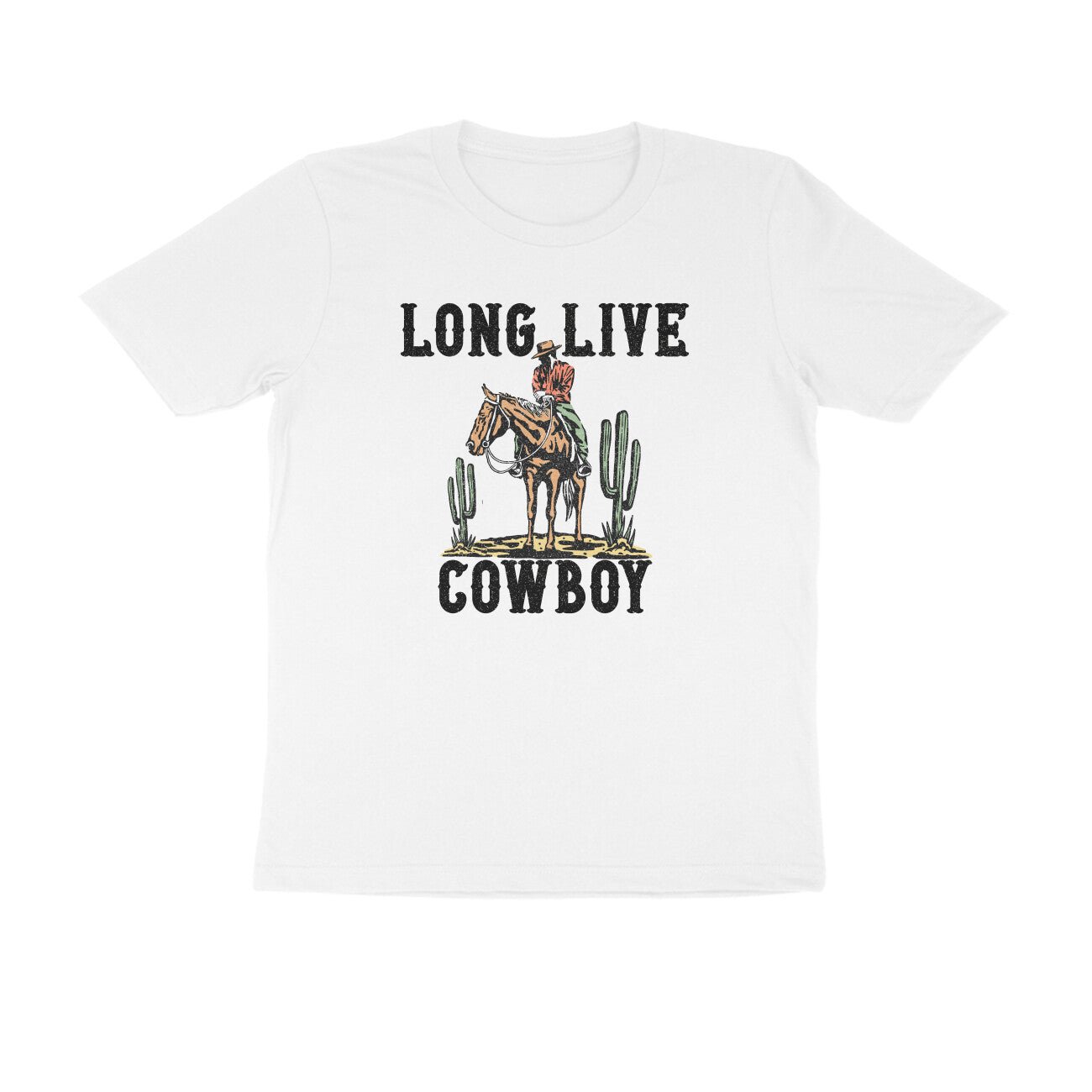 Men cow boy printed half sleeve round neck T-Shirt - Image 20