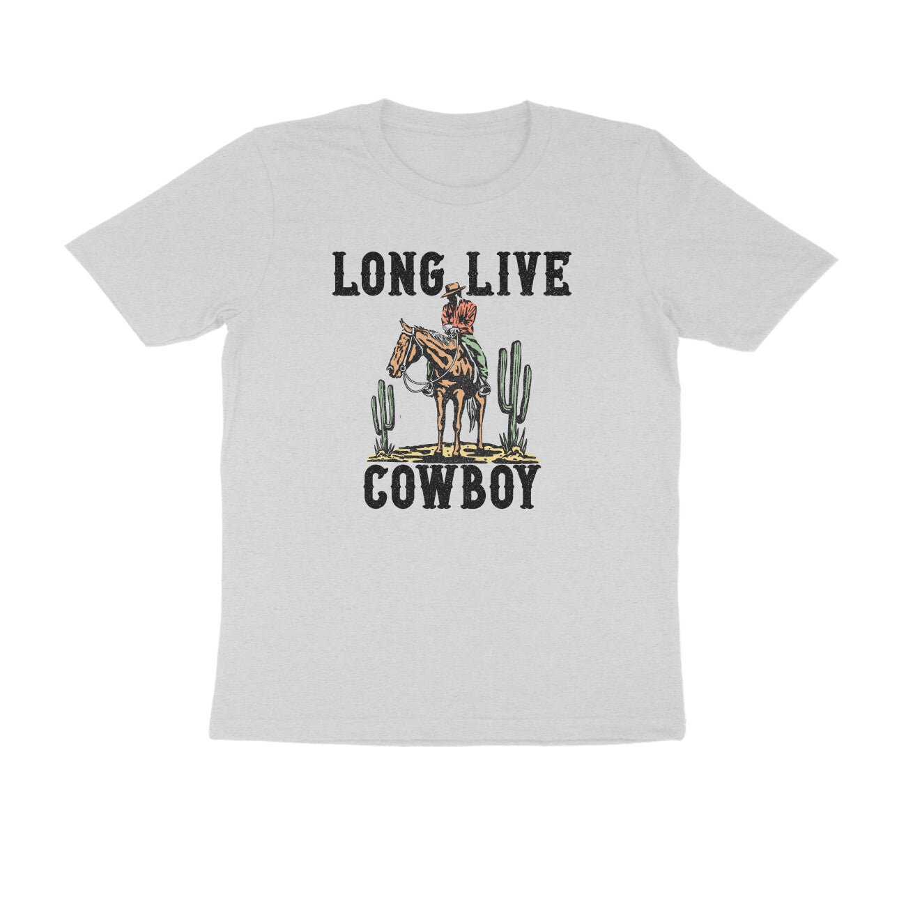 Men cow boy printed half sleeve round neck T-Shirt - Image 17
