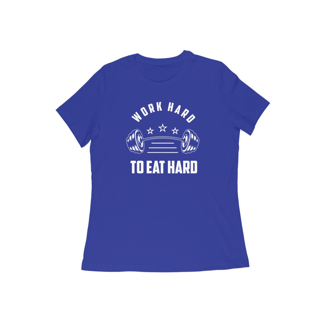 Motivational text printed Crew Neck T-Shirt for Women - Image 25