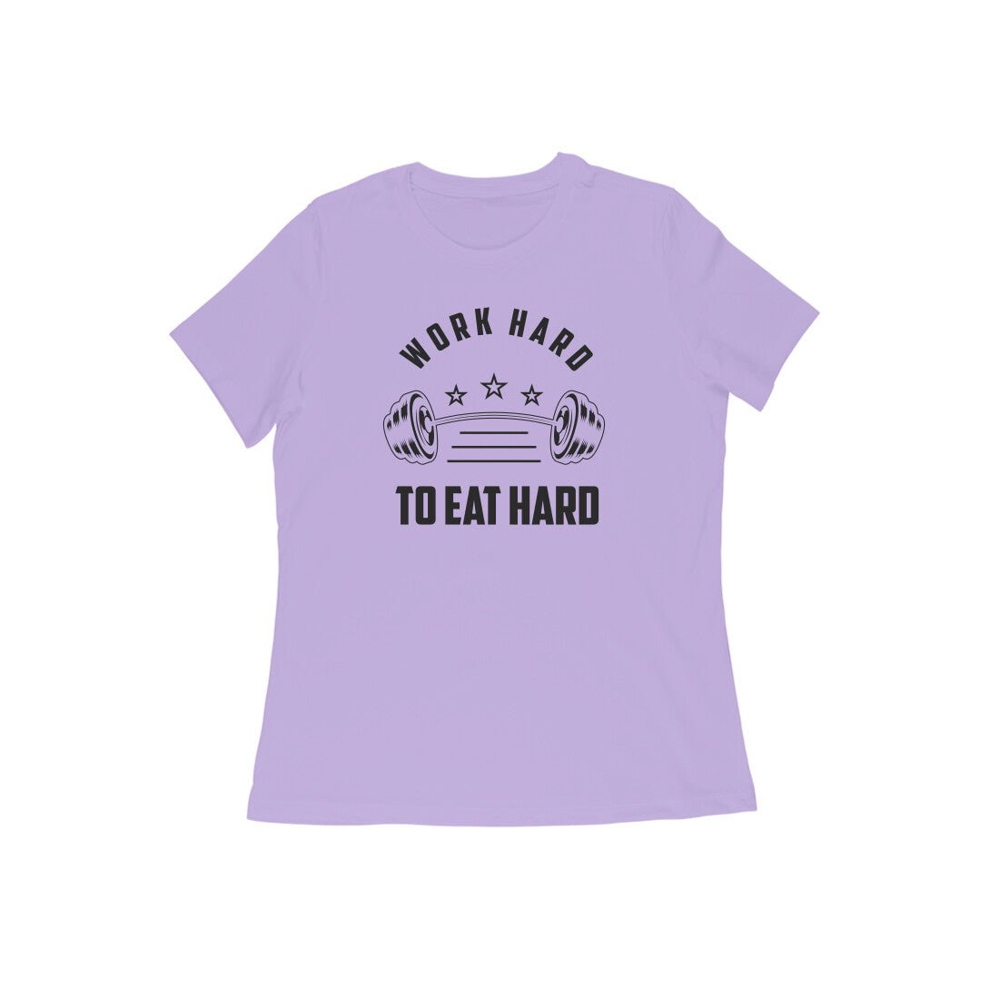 Motivational text printed Crew Neck T-Shirt for Women - Image 23