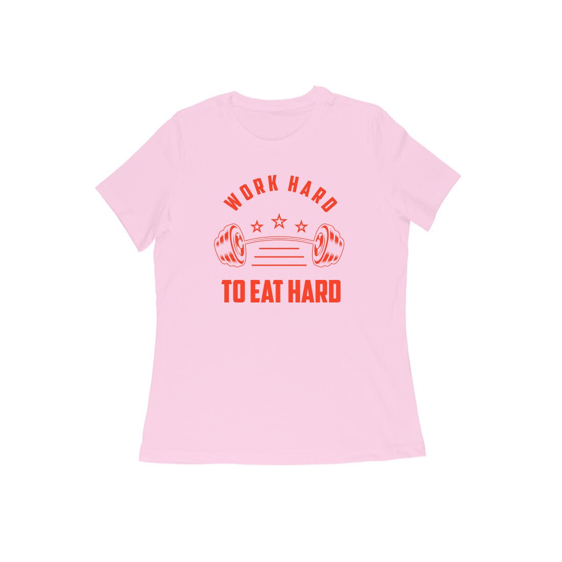 Motivational text printed Crew Neck T-Shirt for Women - Image 26
