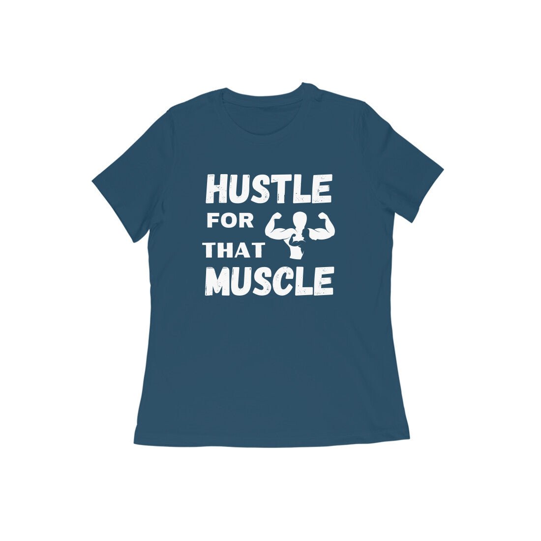 Women gym motivational text Printed Crew Neck T-Shirt - Image 13