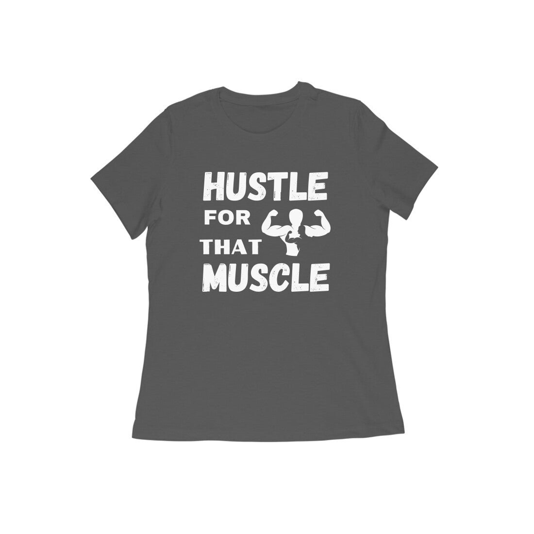 Women gym motivational text Printed Crew Neck T-Shirt - Image 15