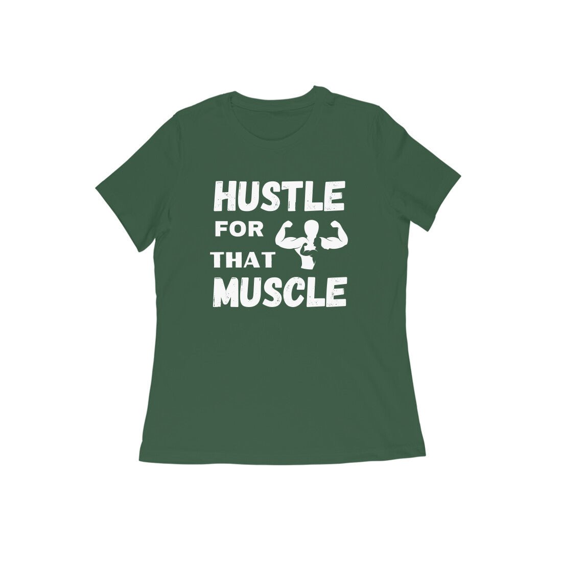 Women gym motivational text Printed Crew Neck T-Shirt - Image 15