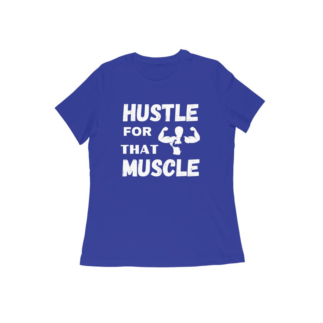 Women gym motivational text Printed Crew Neck T-Shirt - Image 9