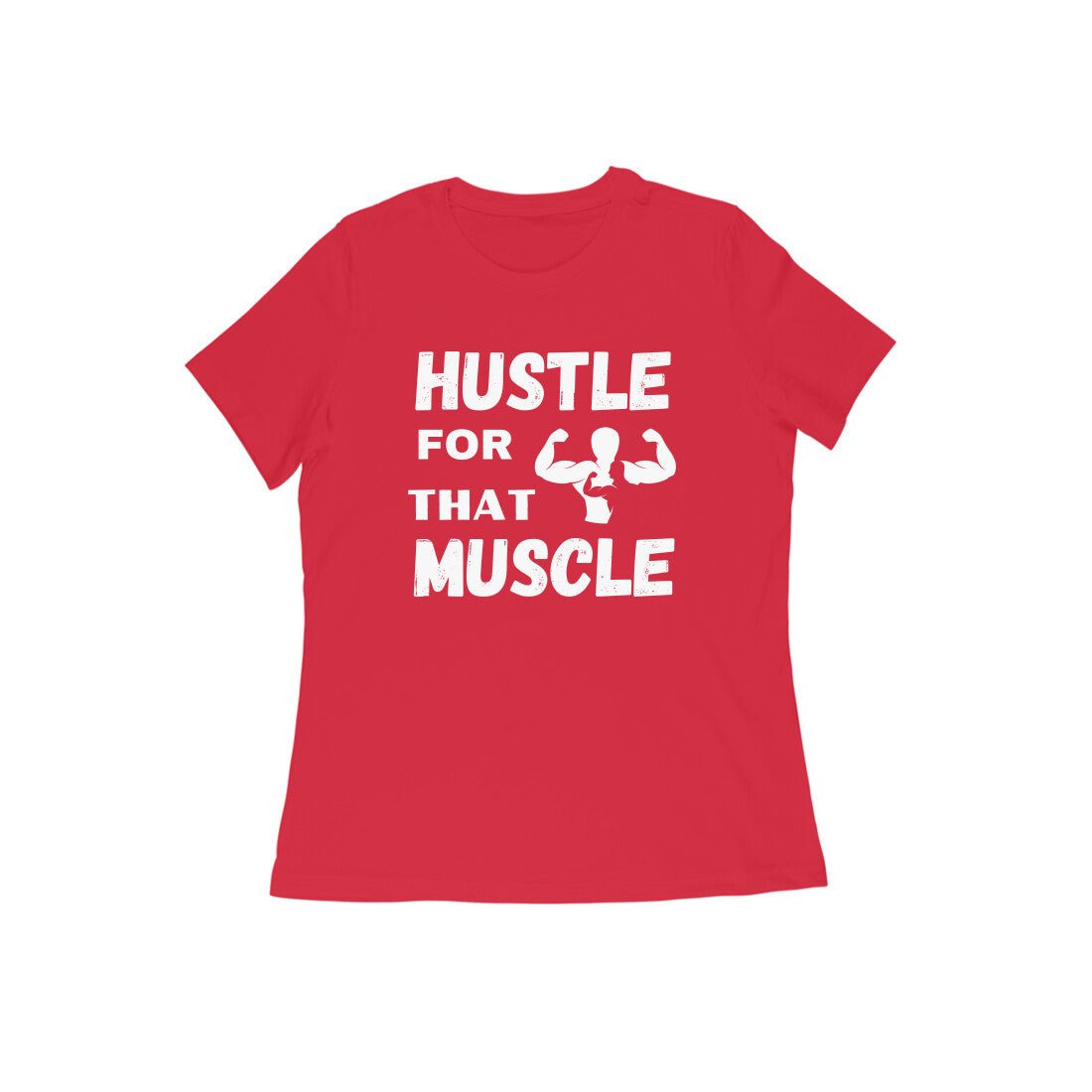 Women gym motivational text Printed Crew Neck T-Shirt - Image 12